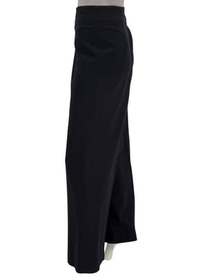 Armani Collezioni Black Virgin Wool Tailored Trousers – Size 12 (IT 48)