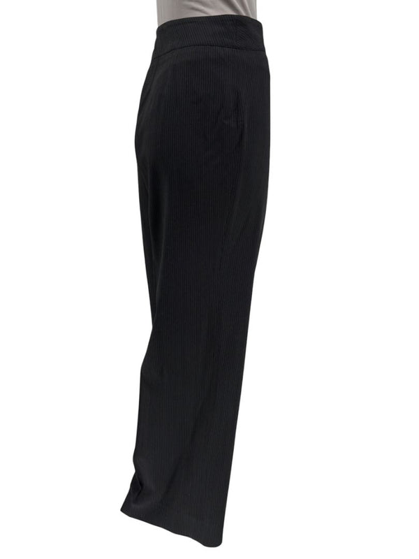 Armani Collezioni Charcoal Pinstripe Tailored Trousers – Size 12 (IT 48)