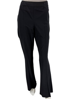 Chanel Black Stretch Tailored Pants with CC Logo – Size 44