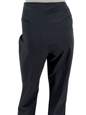 Chanel Black Stretch Tailored Pants with CC Logo – Size 44