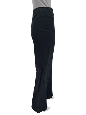 Chanel Black Stretch Tailored Pants with CC Logo – Size 44