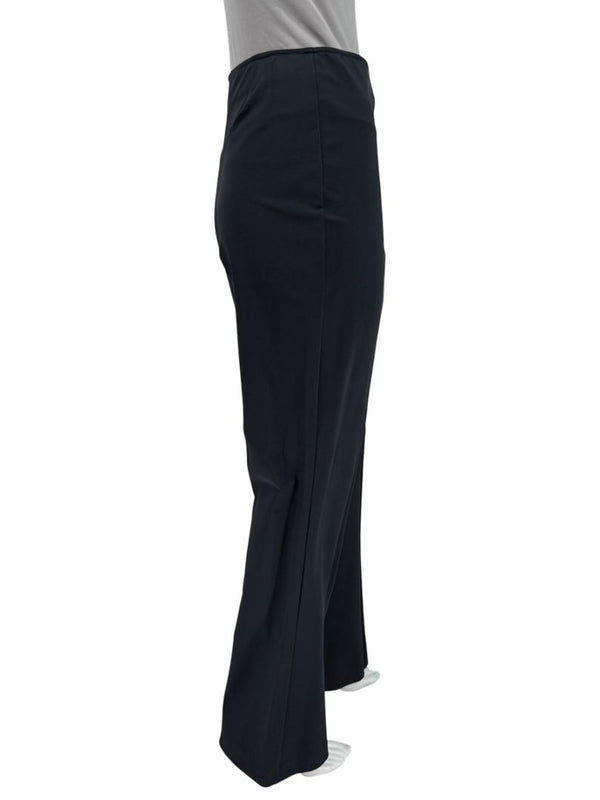 Chanel Black Stretch Tailored Pants with CC Logo – Size 44