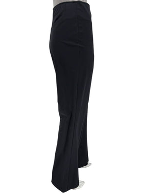 Chanel Black Stretch Tailored Pants with CC Logo – Size 44