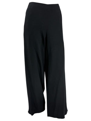 David Rodriguez Black Button-Detail Wide-Leg Pants – Size 12
