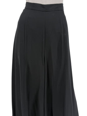 Joseph Ribkoff Black Virgin Wool Angora Wide-Leg Pants – Size 12