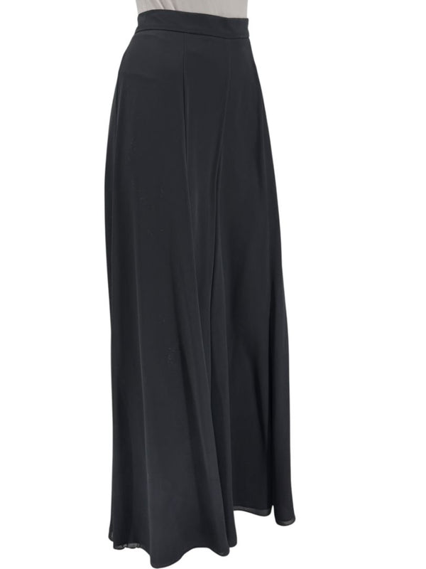 Joseph Ribkoff Black Virgin Wool Angora Wide-Leg Pants – Size 12