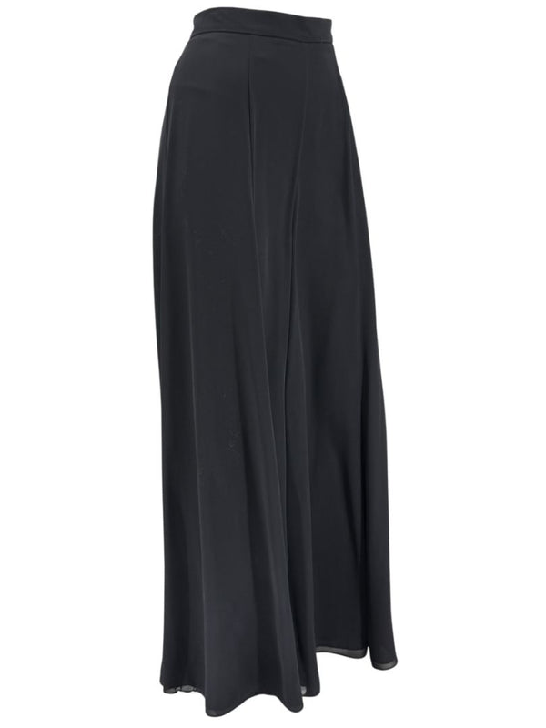 Joseph Ribkoff Black Virgin Wool Angora Wide-Leg Pants – Size 12