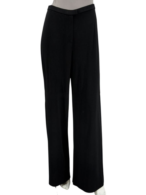 Lafayette 148 New York Black Tailored Wide-Leg Trousers – Size 8