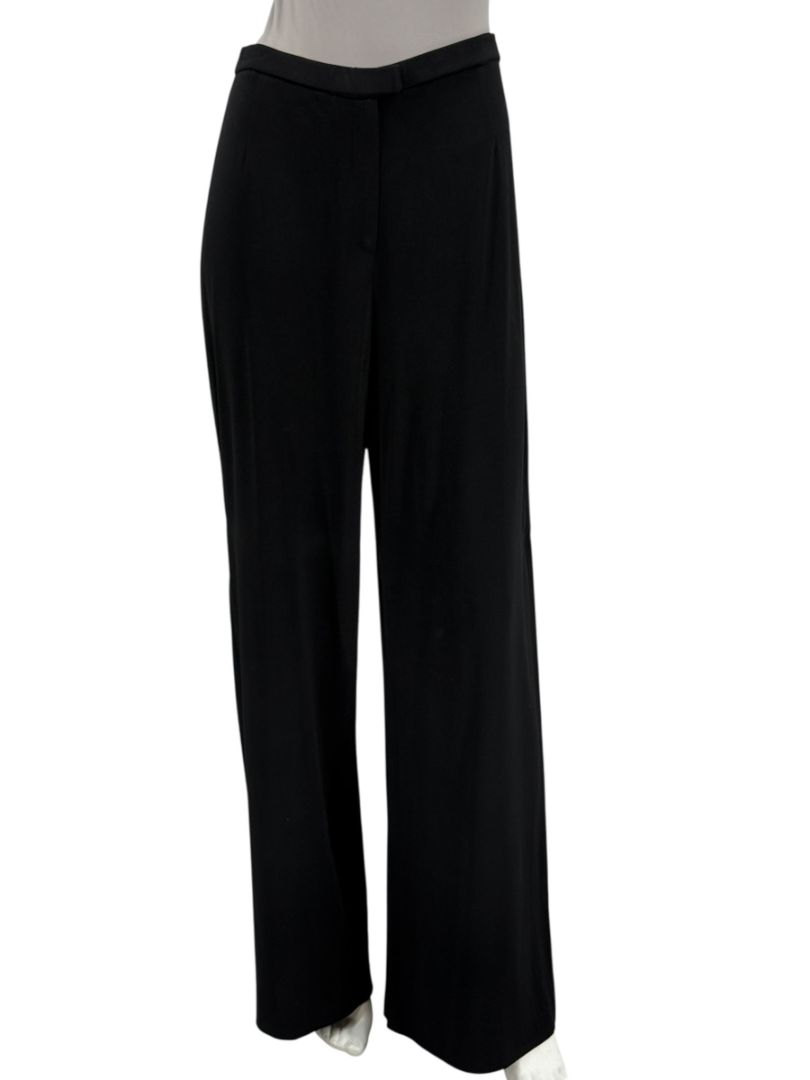 Lafayette 148 New York Black Tailored Wide-Leg Trousers – Size 8