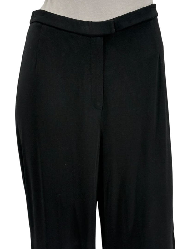 Lafayette 148 New York Black Tailored Wide-Leg Trousers – Size 8