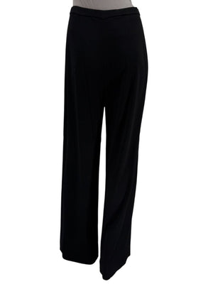 Lafayette 148 New York Black Tailored Wide-Leg Trousers – Size 8