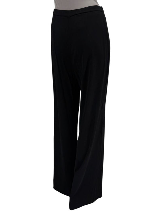 Lafayette 148 New York Black Tailored Wide-Leg Trousers – Size 8