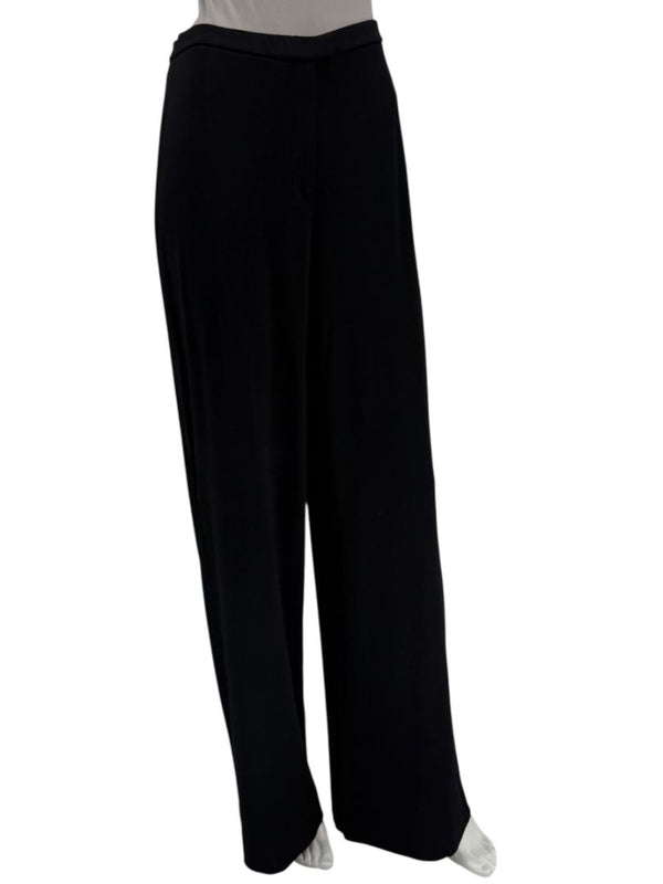 Lafayette 148 New York Black Tailored Wide-Leg Trousers – Size 8