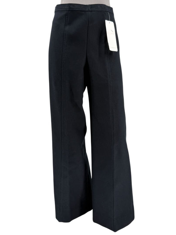 Escada Black Tailored Wide-Leg Pants – Size 42