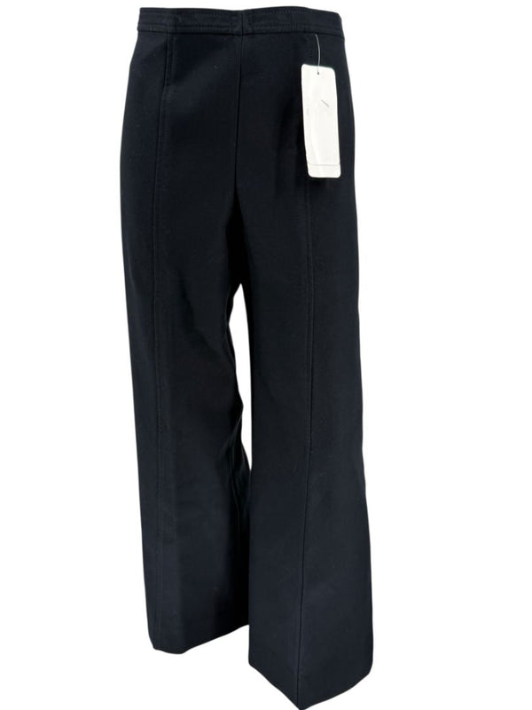 Escada Black Tailored Wide-Leg Pants – Size 42