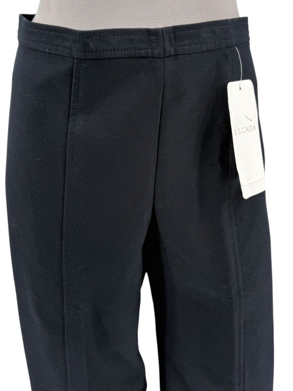 Escada Black Tailored Wide-Leg Pants – Size 42