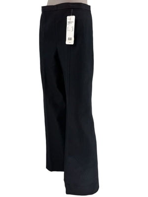 Escada Black Tailored Wide-Leg Pants – Size 42