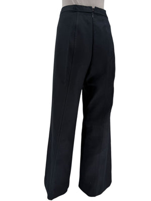 Escada Black Tailored Wide-Leg Pants – Size 42