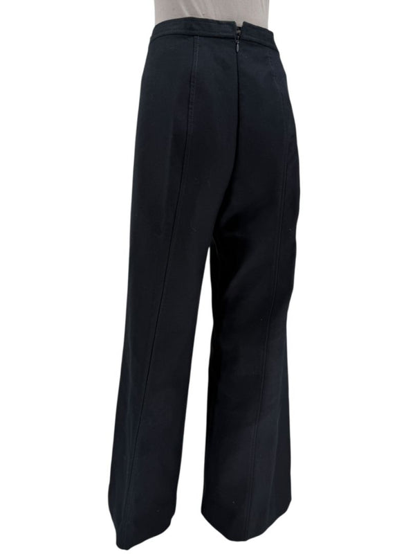 Escada Black Tailored Wide-Leg Pants – Size 42