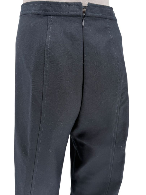 Escada Black Tailored Wide-Leg Pants – Size 42