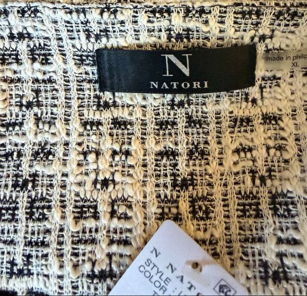 Natori Textured Tweed Shift Dress – XL | New With Tags