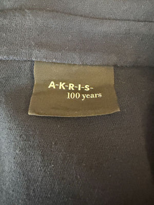 Akris 100 Years Navy Silk-Cotton Shirt Dress – Size US 14 / IT 50