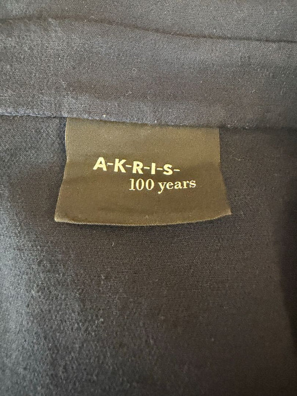 Akris 100 Years Navy Silk-Cotton Shirt Dress – Size US 14 / IT 50