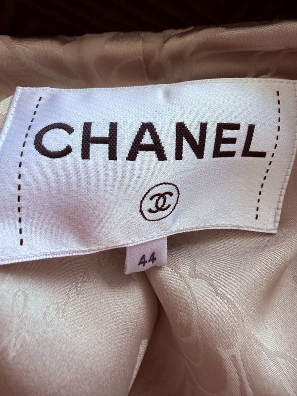 Chanel Oversized Mohair Wool Blend Tweed Coat – Size 44