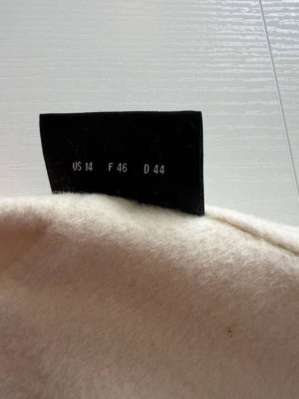 Akris Ivory Wool Blend Cape Coat – Size US 14 / F 46 / D 44