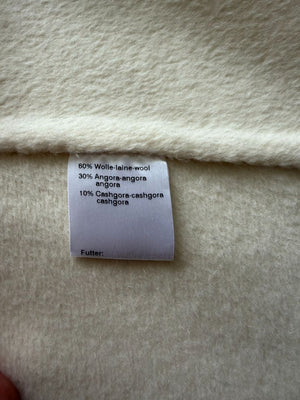 Akris Ivory Wool Blend Cape Coat – Size US 14 / F 46 / D 44