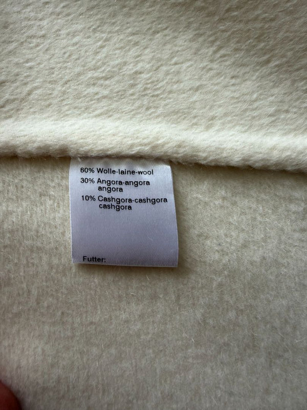 Akris Ivory Wool Blend Cape Coat – Size US 14 / F 46 / D 44