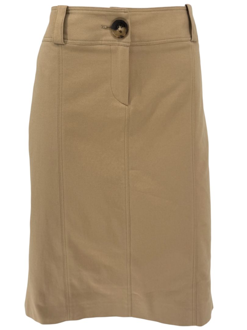 Burberry London Camel Stretch Cotton Pencil Skirt – NWT | Made in Italy | US 8 / UK 10
