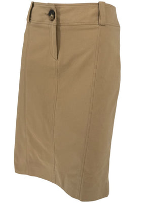 Burberry London Camel Stretch Cotton Pencil Skirt – NWT | Made in Italy | US 8 / UK 10