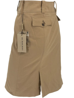 Burberry London Camel Stretch Cotton Pencil Skirt – NWT | Made in Italy | US 8 / UK 10