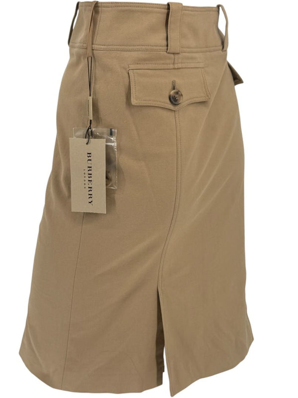 Burberry London Camel Stretch Cotton Pencil Skirt – NWT | Made in Italy | US 8 / UK 10
