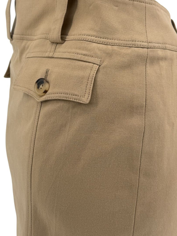Burberry London Camel Stretch Cotton Pencil Skirt – NWT | Made in Italy | US 8 / UK 10