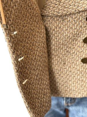 Chanel Spring 2001 Double-Breasted Tweed Vest – Size 42