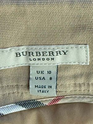 Burberry London Camel Stretch Cotton Pencil Skirt – NWT | Made in Italy | US 8 / UK 10