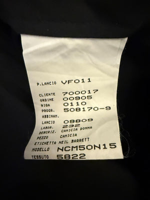 Neil Barrett Black Button-Front Stretch Shirt – Size M