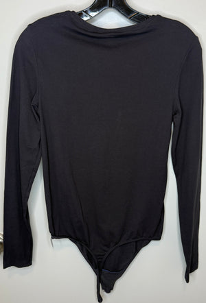 Wolford Long-Sleeve Crew Neck String Bodysuit – Size Large