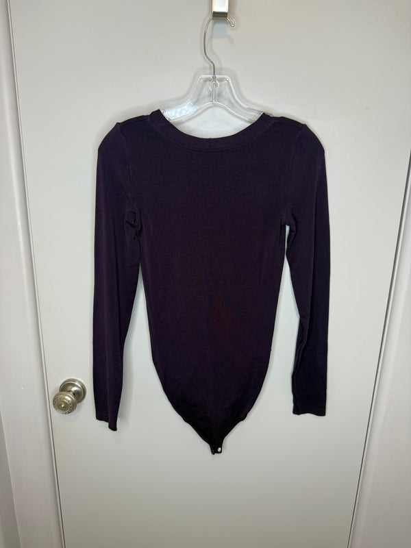Wolford Long-Sleeve Crew Neck String Bodysuit – Size Medium