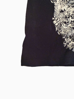 Alexander McQueen 2007 Skull Graphic T-Shirt Black Mens Small Cotton Italy