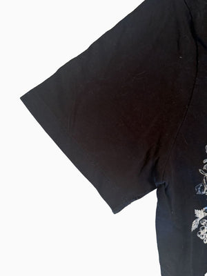Alexander McQueen 2007 Skull Graphic T-Shirt Black Mens Small Cotton Italy