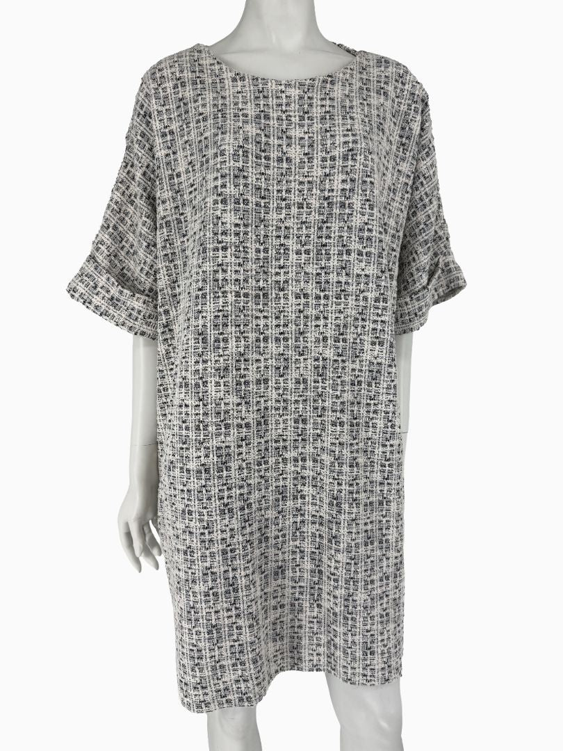 Natori Textured Tweed Shift Dress – XL | New With Tags