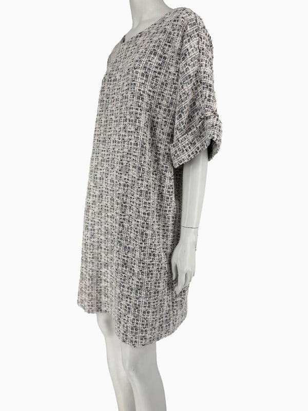 Natori Textured Tweed Shift Dress – XL | New With Tags