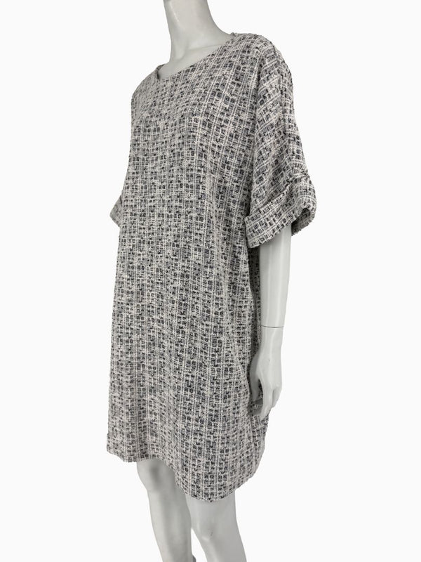 Natori Textured Tweed Shift Dress – XL | New With Tags