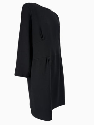 Bill Blass Black Long Sleeve Sheath Dress Size 16 Neiman Marcus
