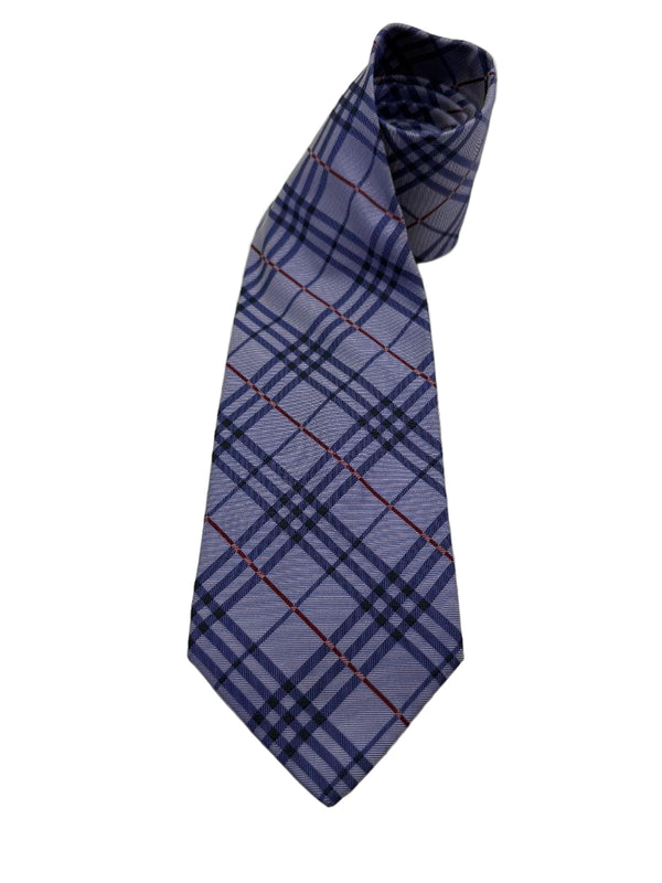 Burberry London Plaid Silk Necktie – Excellent Pre-Owned Condition