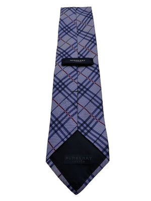 Burberry London Plaid Silk Necktie – Excellent Pre-Owned Condition