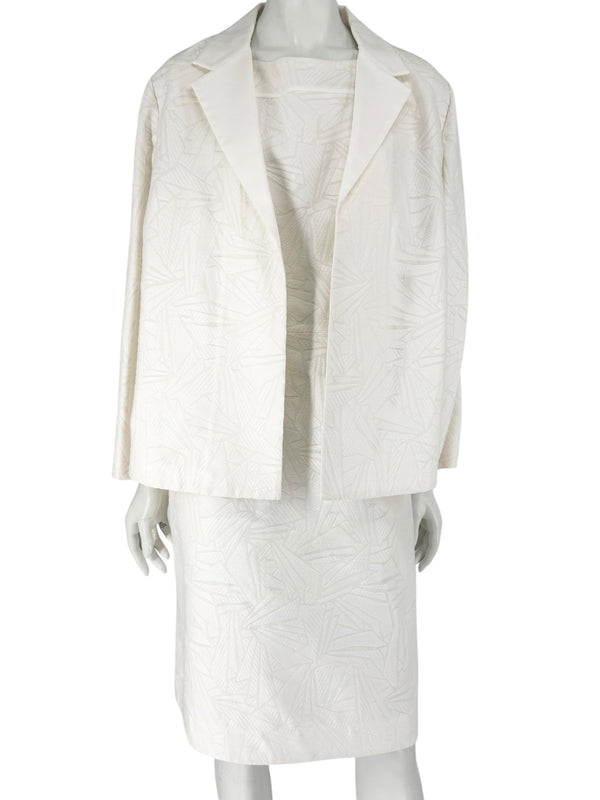 Lafayette 148 New York Two-Piece Dress & Jacket Set – Size 18 Jacket / XXL Dress